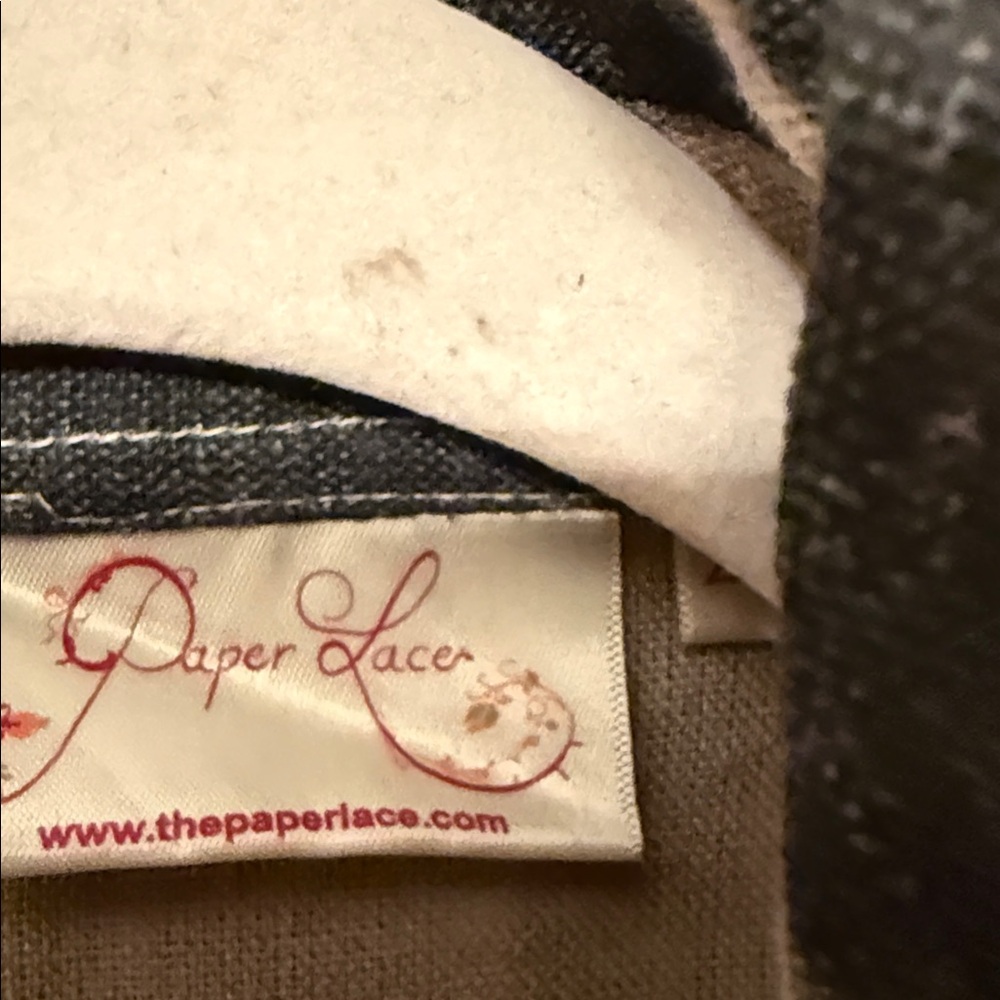 Paper laceBlack and Gray Patterned Button-Up Dress - Picture 3 of 7